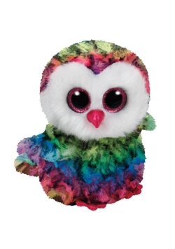 Beanie Boos Owen - Wielobarwna Sowa 15cm