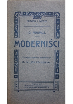 Moderniści ,1910r.