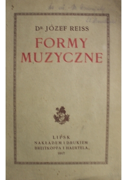 Formy Muzyczne 1917 r.