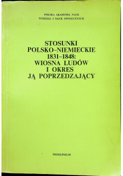 Stosunki polsko niemieckie 1831 1848