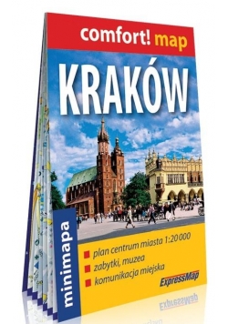 Comfort! map Kraków 1:20 000 plan miasta