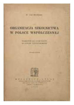 Organizacja Szkolnictwa w Polsce Współczesnej, 1932r.
