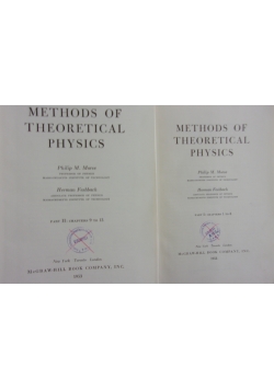 Methods of theoretical physics,zestaw tom I i II