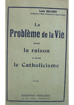 Le Probleme de la Vie  1928