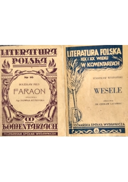 Literatura Polska. Wesele/Faraon, 1946 r.