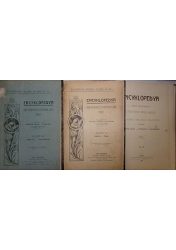 Encyklopedya. Zbiór wiadomości z wszystkich gałęzi wiedzy, tom I, IV, VI, 1905r.