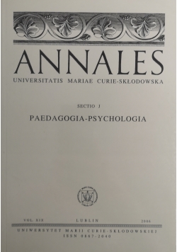 Annales Universitatis Mariae Curie-Skłodowska