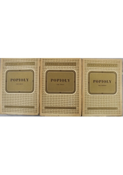Popioły 3 Tomy 1948 r