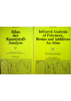 Infrared analysis of polymers resins and additives an Atlas plus Atlas der Kunstsoff Analyse