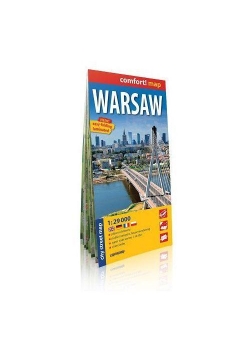 comfort! map Warszawa (Warsaw) plan miasta