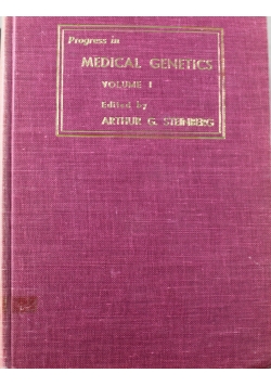 Progress in Medical Genetics volume I