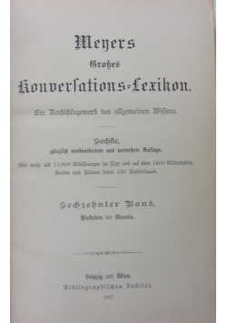 Meners Grokes konverlationslexikon, 1907 r.