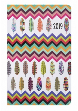 Kalendarz kieszonkowy DI2 2019 Kolorowe pióra
