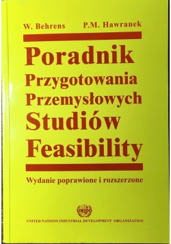 Poradnik PrzygotowaniaPrzemysłowych Studiów Feasibility