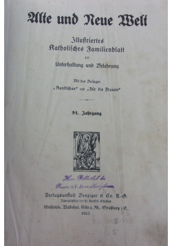 Alte und Neue Welt, 51. jahrgang, 1917 r.