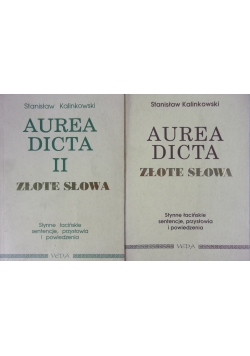 Aurea Dicta, tom I-II