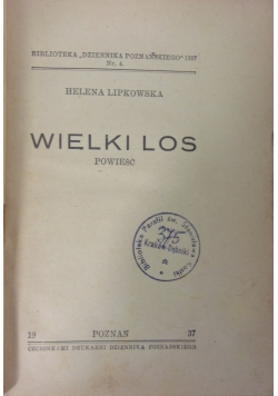 Wielki los