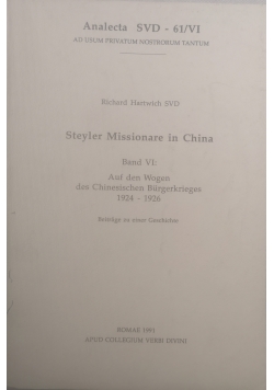 Steyler Missionare in China Band VI