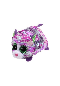 Teeny Tys cekinowy kot Lilac