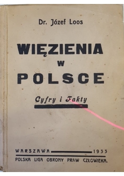Więzienia w Polsce, gryfy i fakty 1933r.