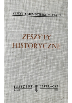 Zeszyt historyczne Zeszyt 85