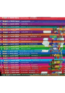 Książki dla małych i dużych, zestaw 25 książek
