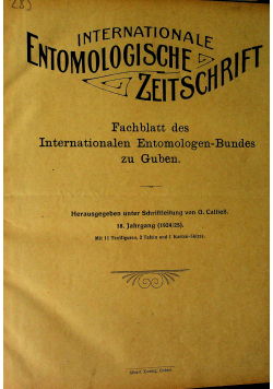 Internationale etmologische zeitschrift