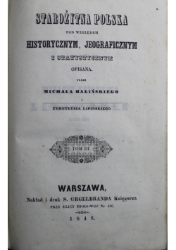 Starożytna Polska 1846 r.