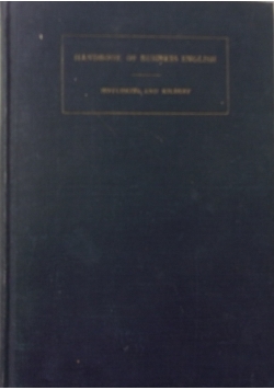 Handbook of business english, 1920 r.