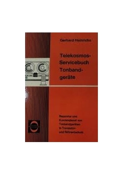 Telekosmos Service Buch Tonband gerat