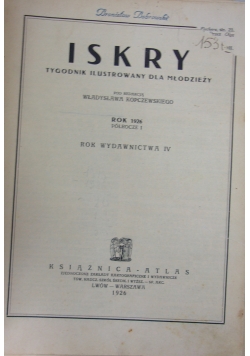 Iskry tygodnik ilustrowany dla młodzieży, 1926 r.