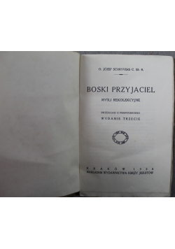 Boski przyjaciel 1928 r.