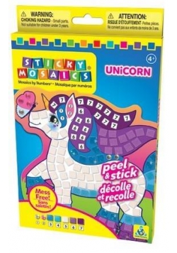 Wyklejanka mini - Jednorożec
