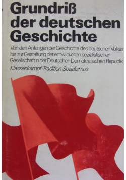 Grundriss der deutschen Geschichte