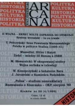 Dwumiesięcznik Arcana, nr 28