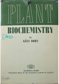 Plant Biochemistry