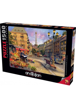 Puzzle 1500 Paryż, Widok na wieżę Eiffla
