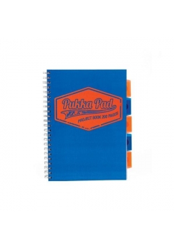 Project Book Neon A4/100 kr niebieski (3szt) PUKKA