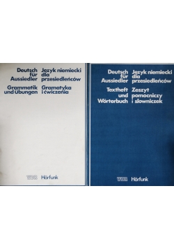 Język niemiecki dla przesiedleńców.Zestaw 2 książek