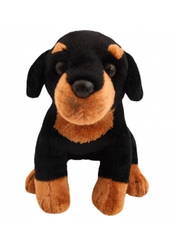 Pluszowy Doberman siedzący 20 cm