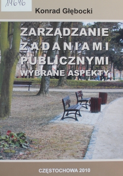 Zarządzanie zadaniami publicznymi wybrane aspekty