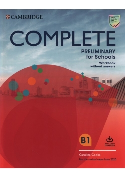 Complete Preliminary for Schools Workbook with Audio Download