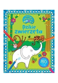 Cyferkowe kolorowanki.Dzikie zwierzęta
