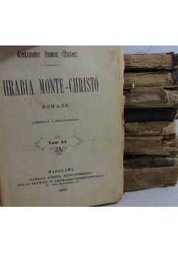 Hrabia Monte-Christo, zestaw 9 książek, 1892r.