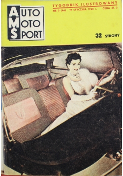 Tygodnik ilustrowany Auto Moto Sport nr 3