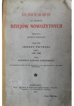 Monografie w zakresie dziejów nowożytnych Tom XI 1911 r.