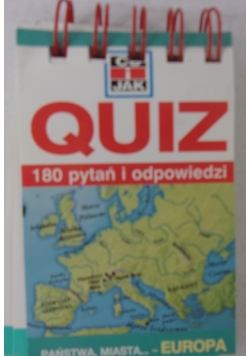 Quiz 180 pytań i odpowiedzi - Europa