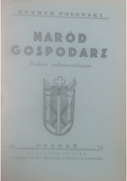 Naród gospodarz,1928 r.