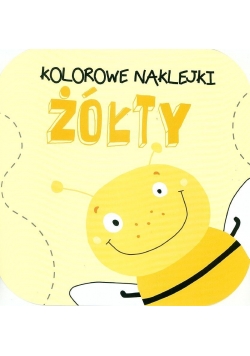 Kolorowe naklejki - Żółty