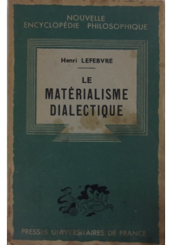 Le materialisme dialectique 1947r
